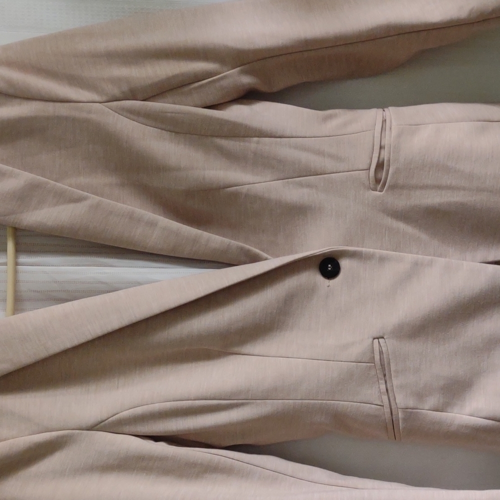 Women's one button tan Jacket